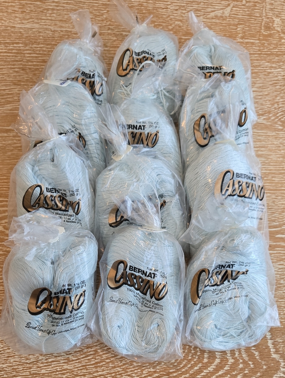 Bernat Casino Seafoam Yarn NWT
